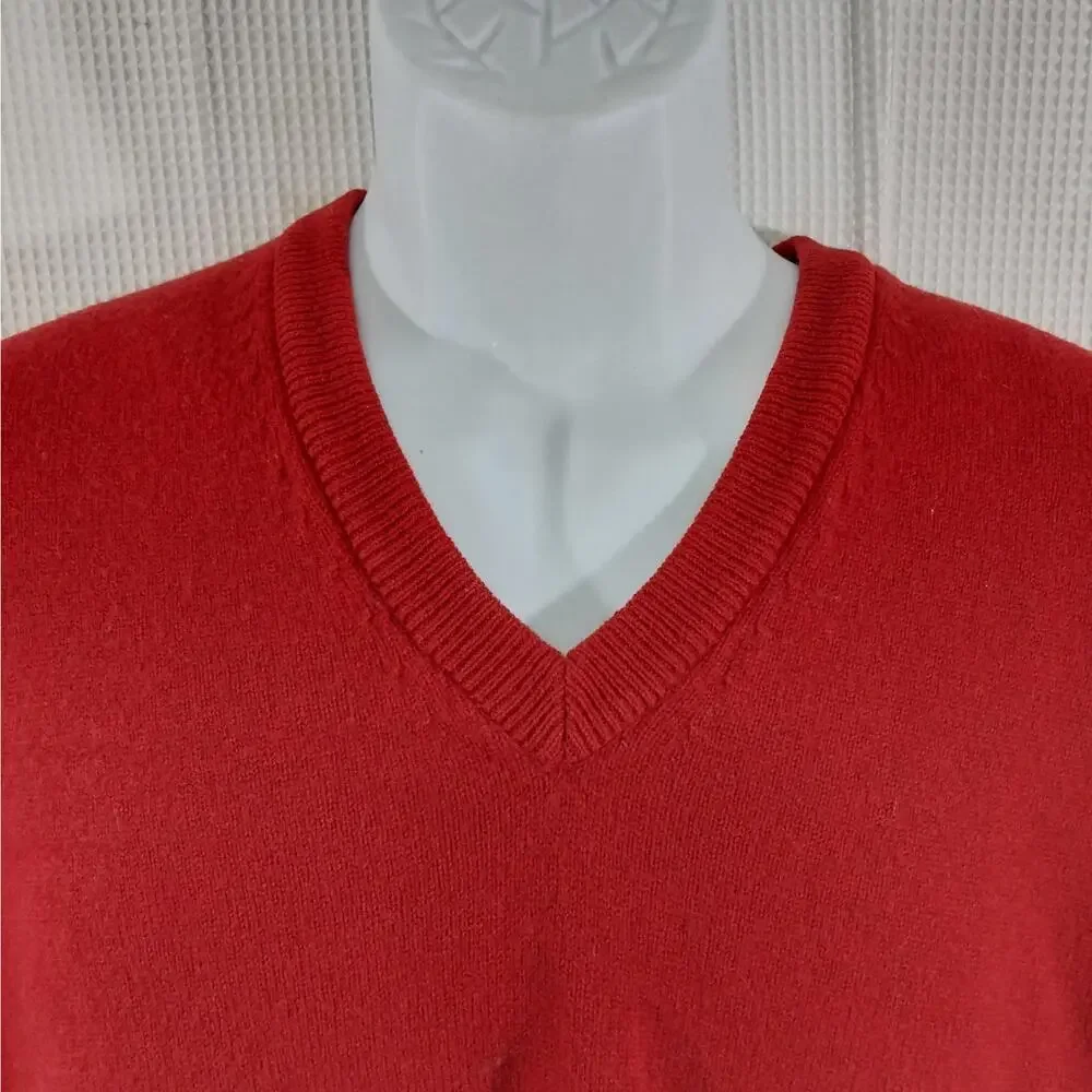 MACKINNON OF SCOTLAND! 100% FINE NEW WOOL RED DELICIOUS SWEATER VEST! SZ XXL